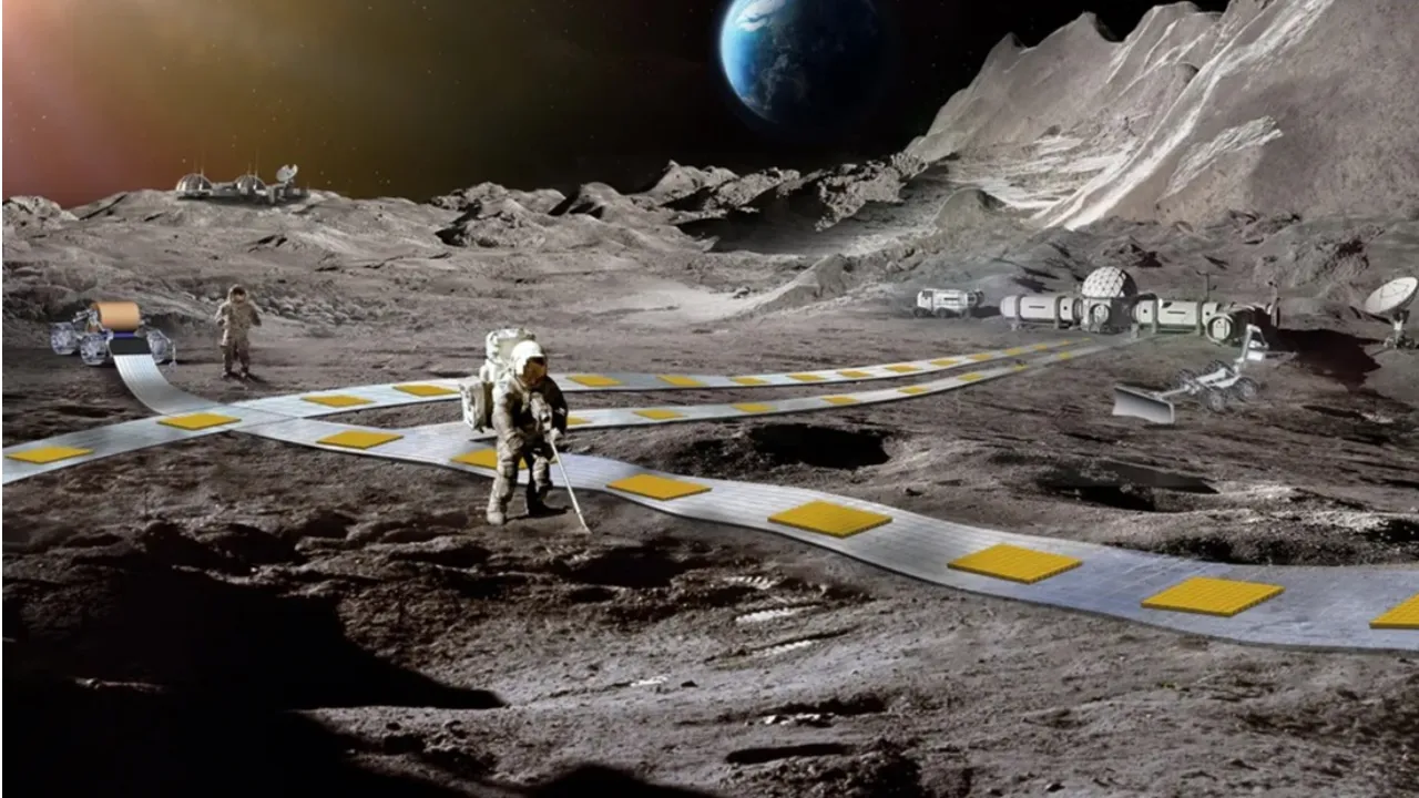Perencanaan Yang Tidak Masuk Akal! Rencana NASA Akan Membuat Kereta Api Berteknologi Tinggi Di Bulan